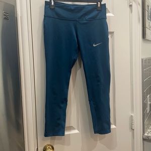 Submarine/Teal Nike Crop Leggings